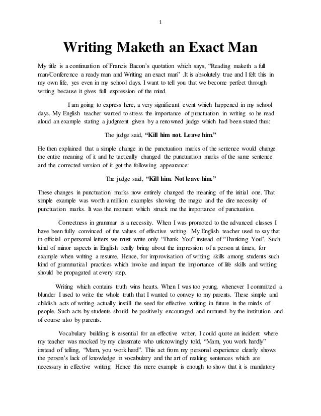 reading makes a full man meditation a profound man discourse a clear man essay on importance of reading books wikipedia